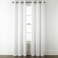 Regal Home Delaney Diamond Grommet Top Embossed Blackout Set of 2 Curtain Panel