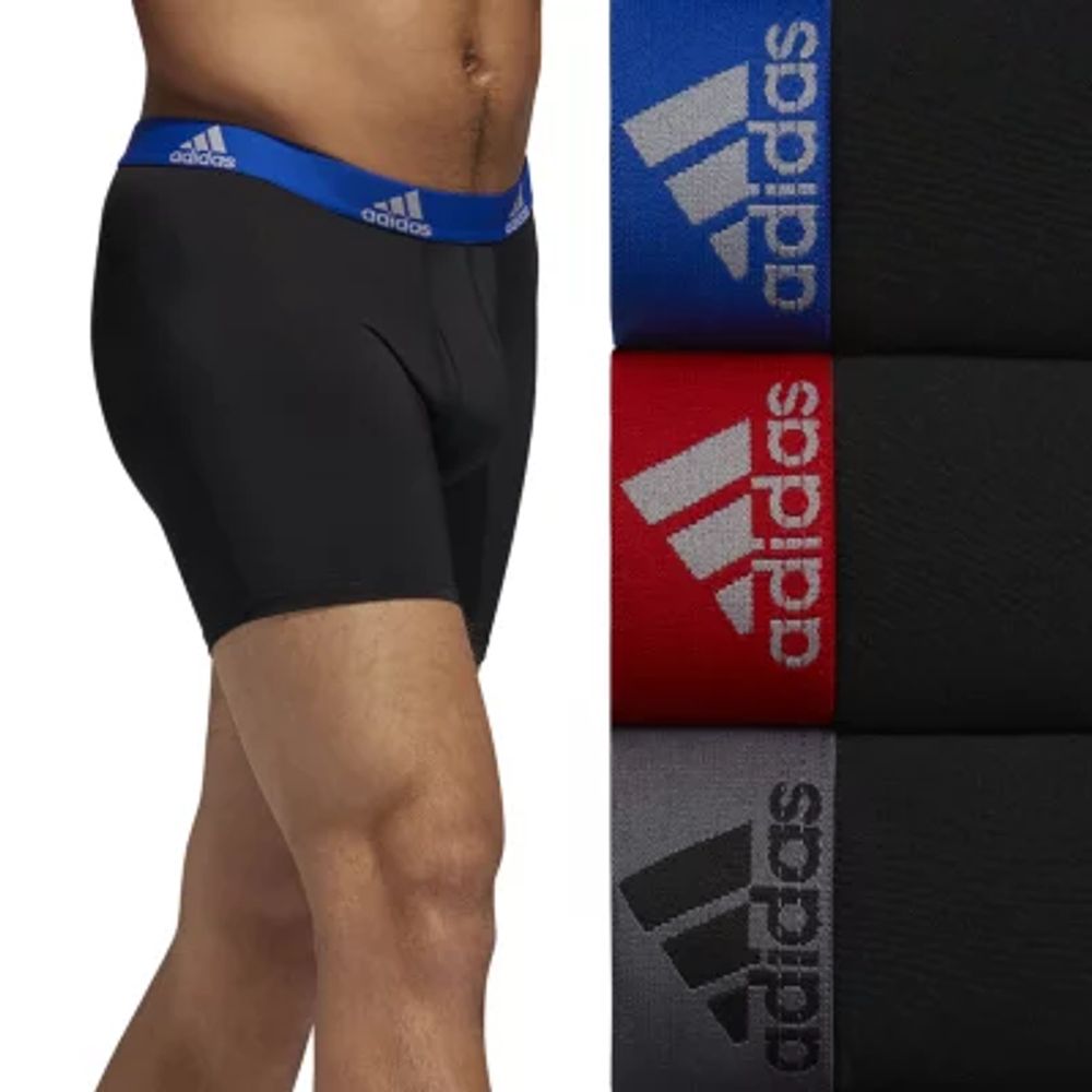 adidas Performance Mens 3 Pack Boxer Briefs