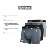 adidas Performance Cotton Mens 3 Pack Trunks
