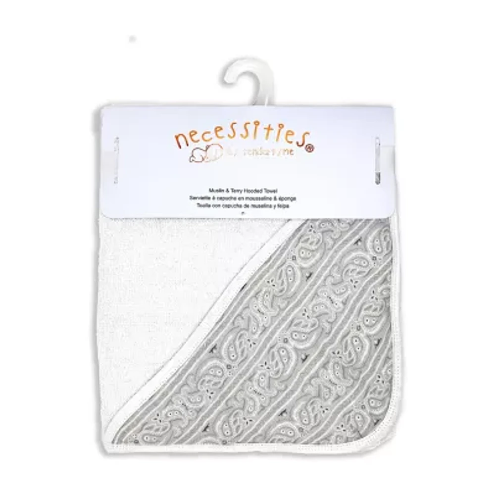 3 Stories Trading Company Baby Paisley Muslin Hooded Towel