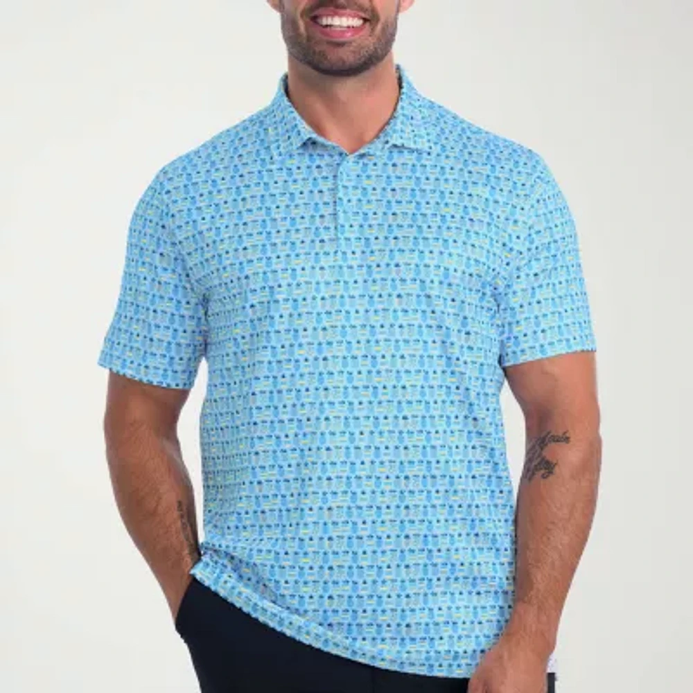 Antigua Mens Regular Fit Short Sleeve Polo Shirt