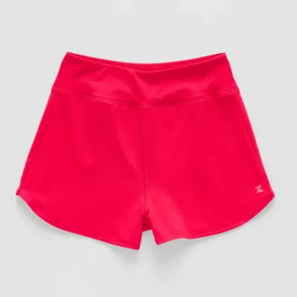 Xersion Little & Big Kid Girls Stretch Fabric Mid Rise Pull-On Short