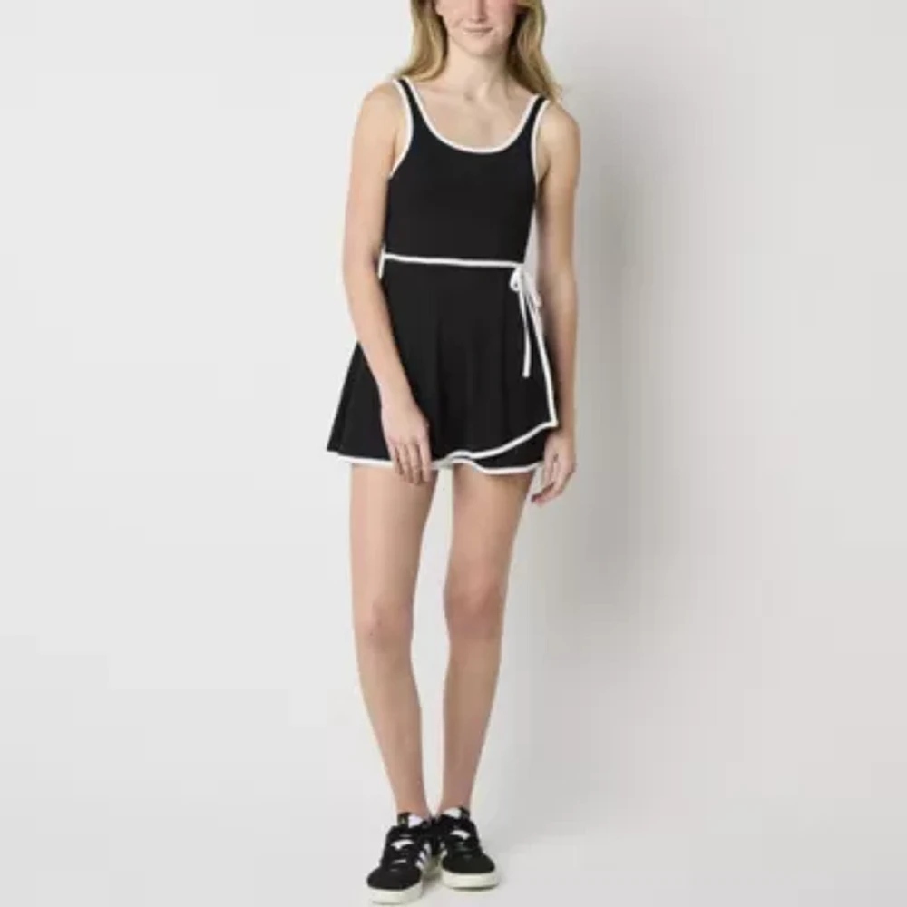 Arizona Built Shorts Womens Sleeveless Midi Active Tennis Dress Juniors
