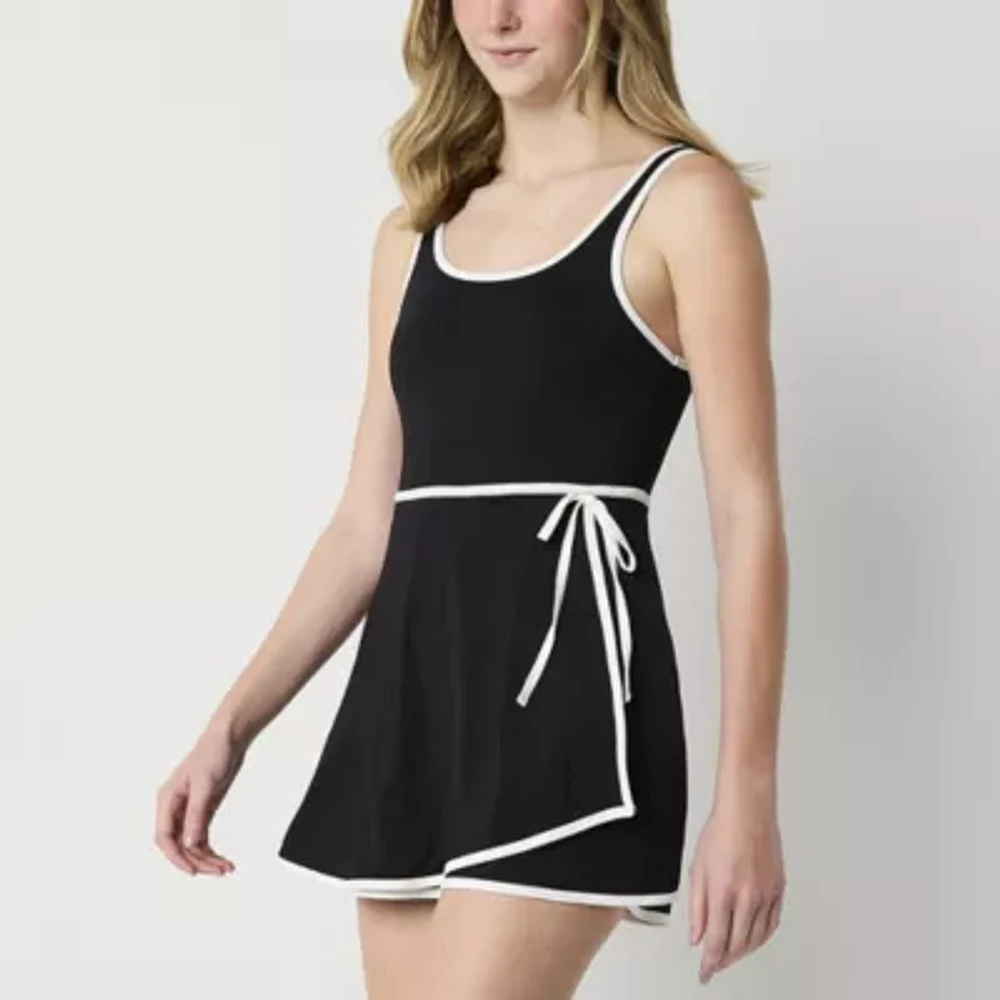 Arizona Built Shorts Womens Sleeveless Midi Active Tennis Dress Juniors