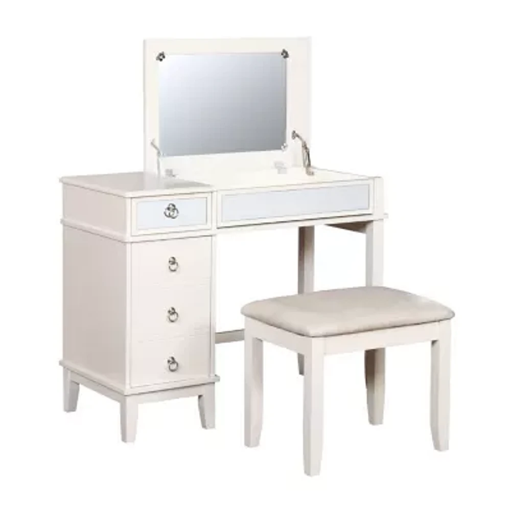 Eva 2-pc. Vanity & Stool Set