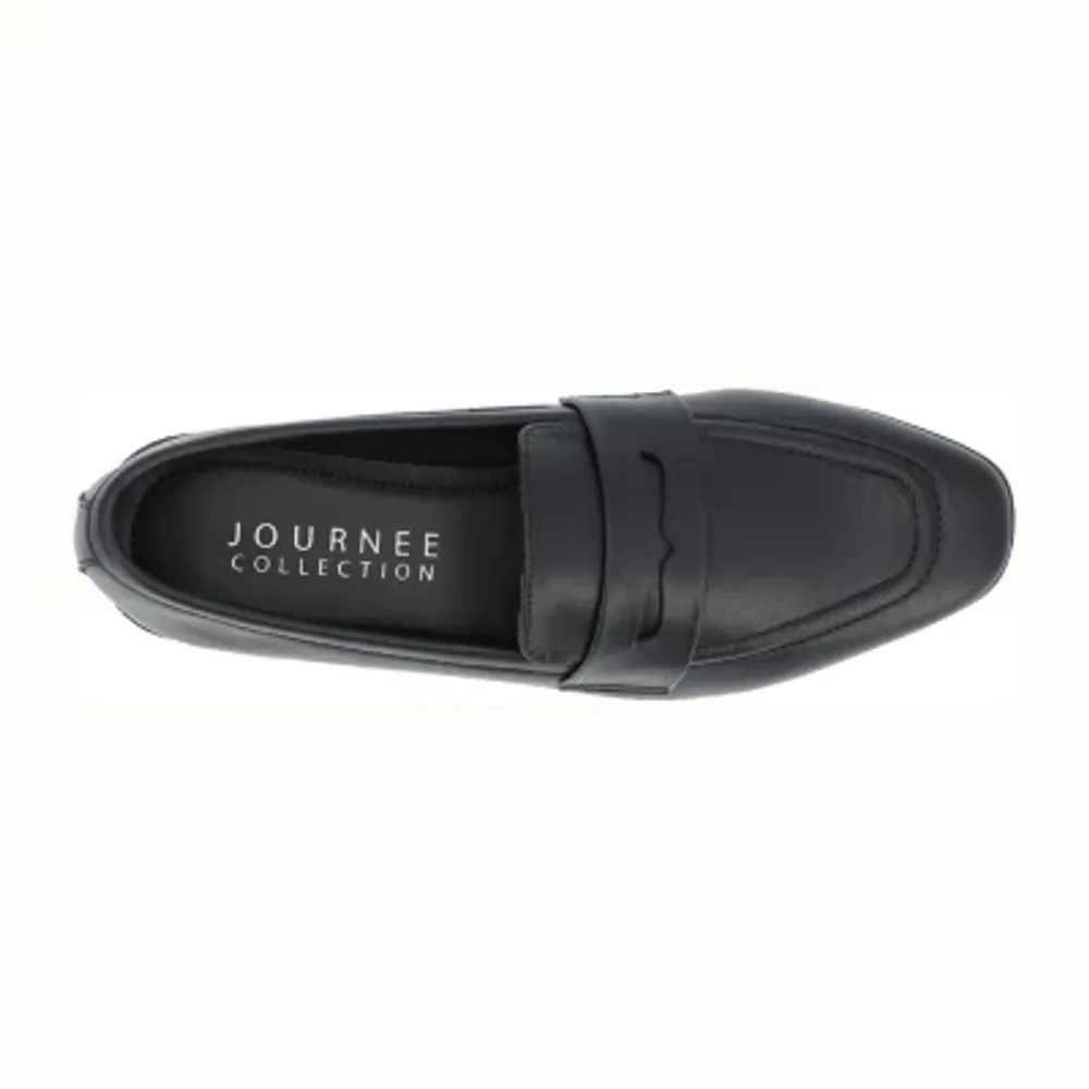 Journee Collection Myeesha Womens Square Closed Toe Loafers