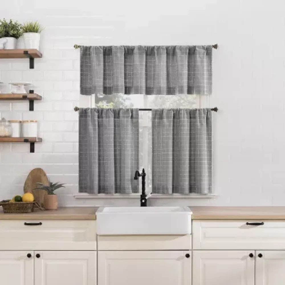 No 918 Callum 2-pc. Rod Pocket Window Tier