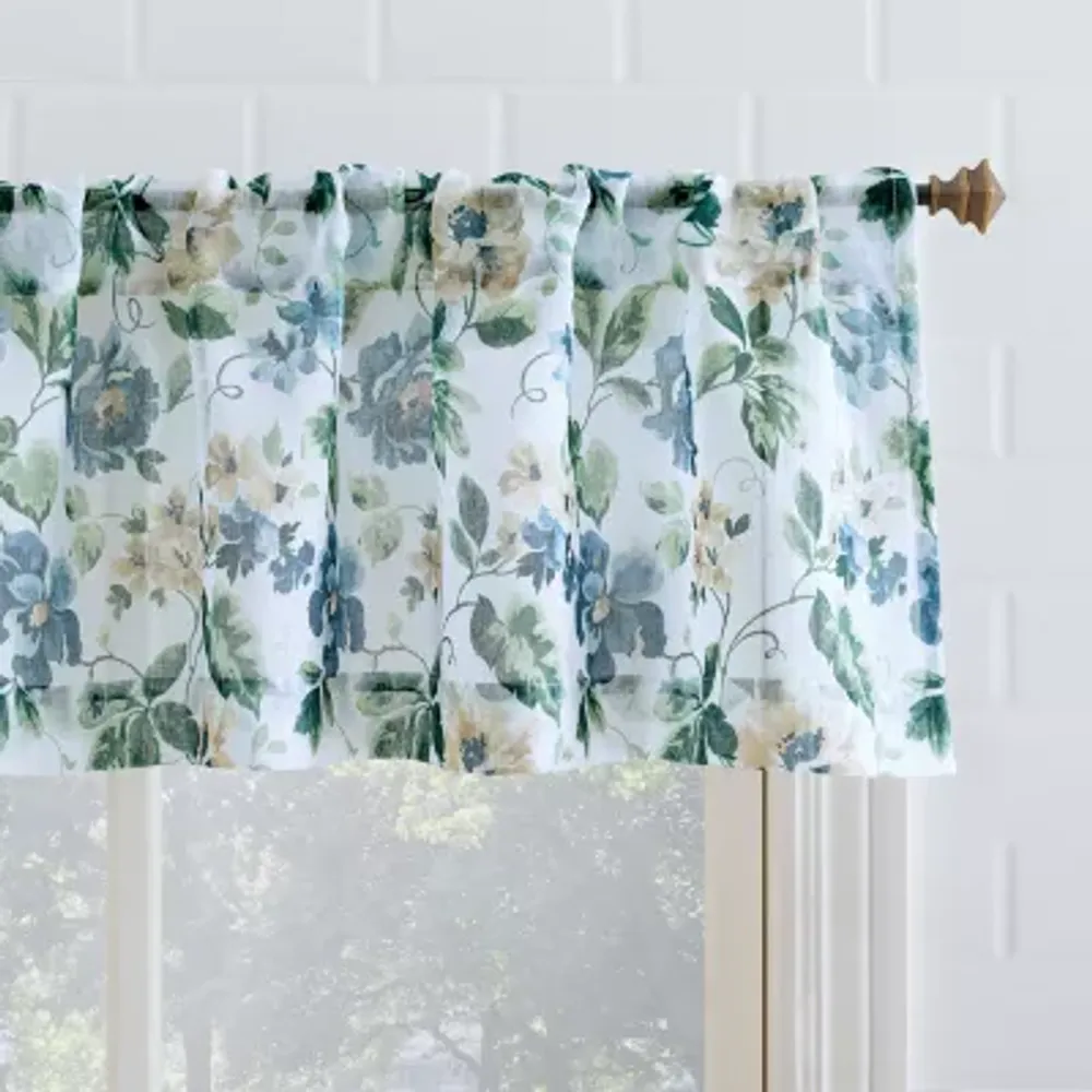 No 918 Delana 2-pc. Rod Pocket Window Tier