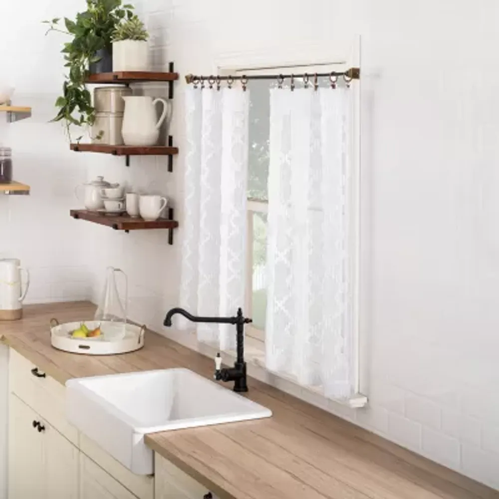 No 918 Tasha 2-pc. Rod Pocket Window Tier