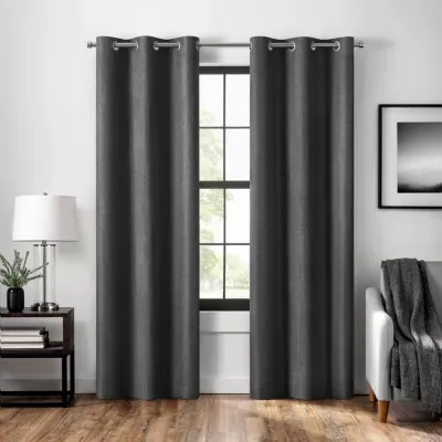 Eclipse Welwick Magnitech Grommet Top 100% Blackout Single Curtain Panel