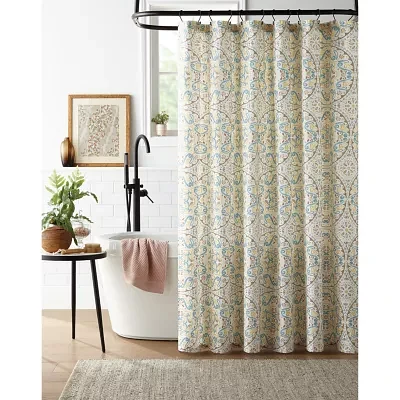 Linden Street Multi Medallion Shower Curtain