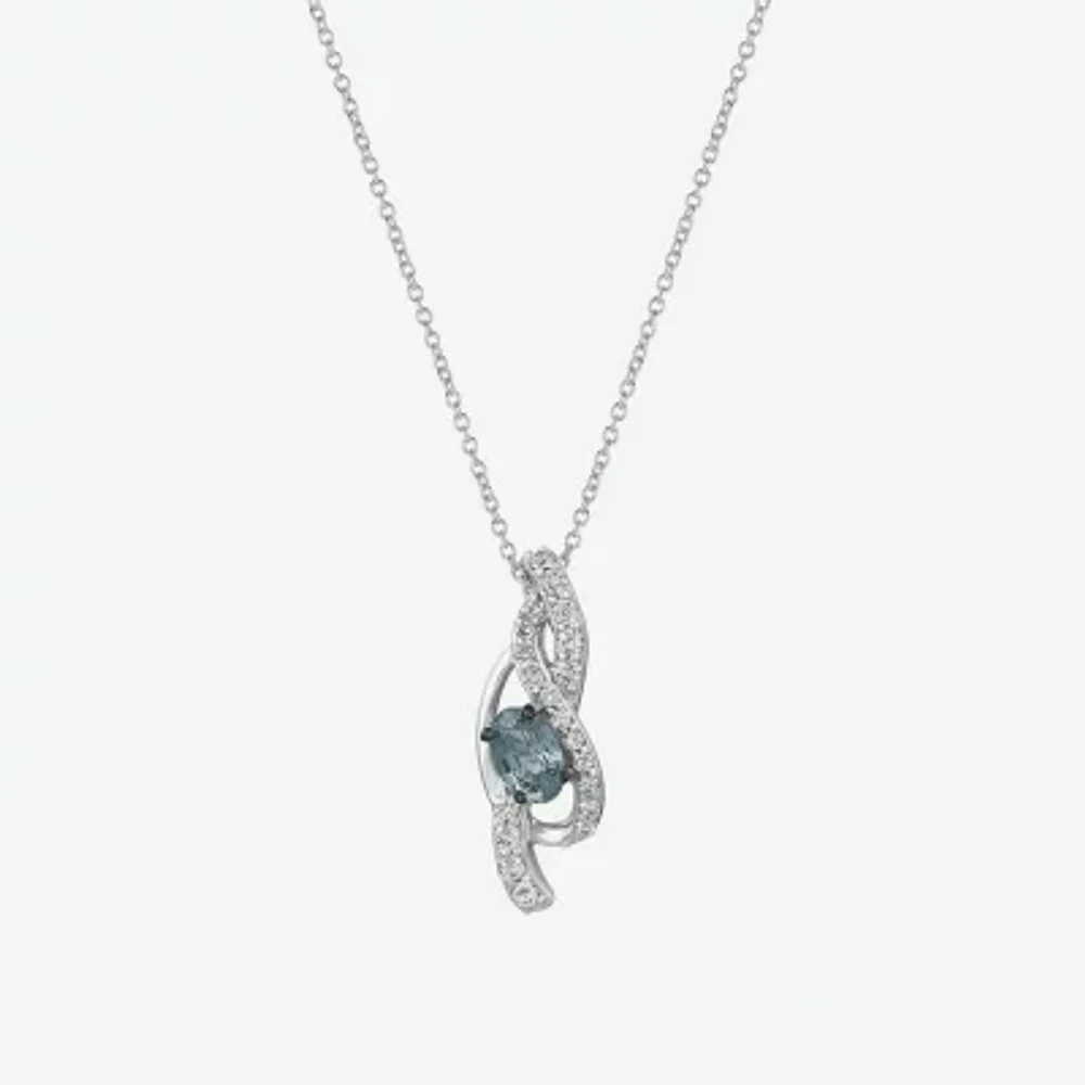 Le Vian® Grand Sample Sale™ Pendant featuring 1/2 CT. Gray Spinel 1/4 CT. Vanilla Diamonds® set in 14K Vanilla Gold®