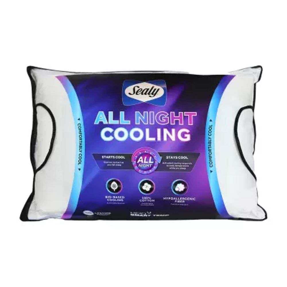 Sealy® All Night Allergen Barrier Medium Density Bed Pillow
