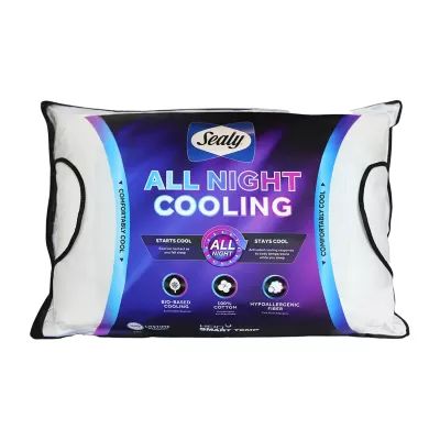 Sealy® All Night Allergen Barrier Medium Density Bed Pillow