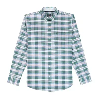 IZOD Oxford Mens Long Sleeve Classic Fit Button-Down Shirt