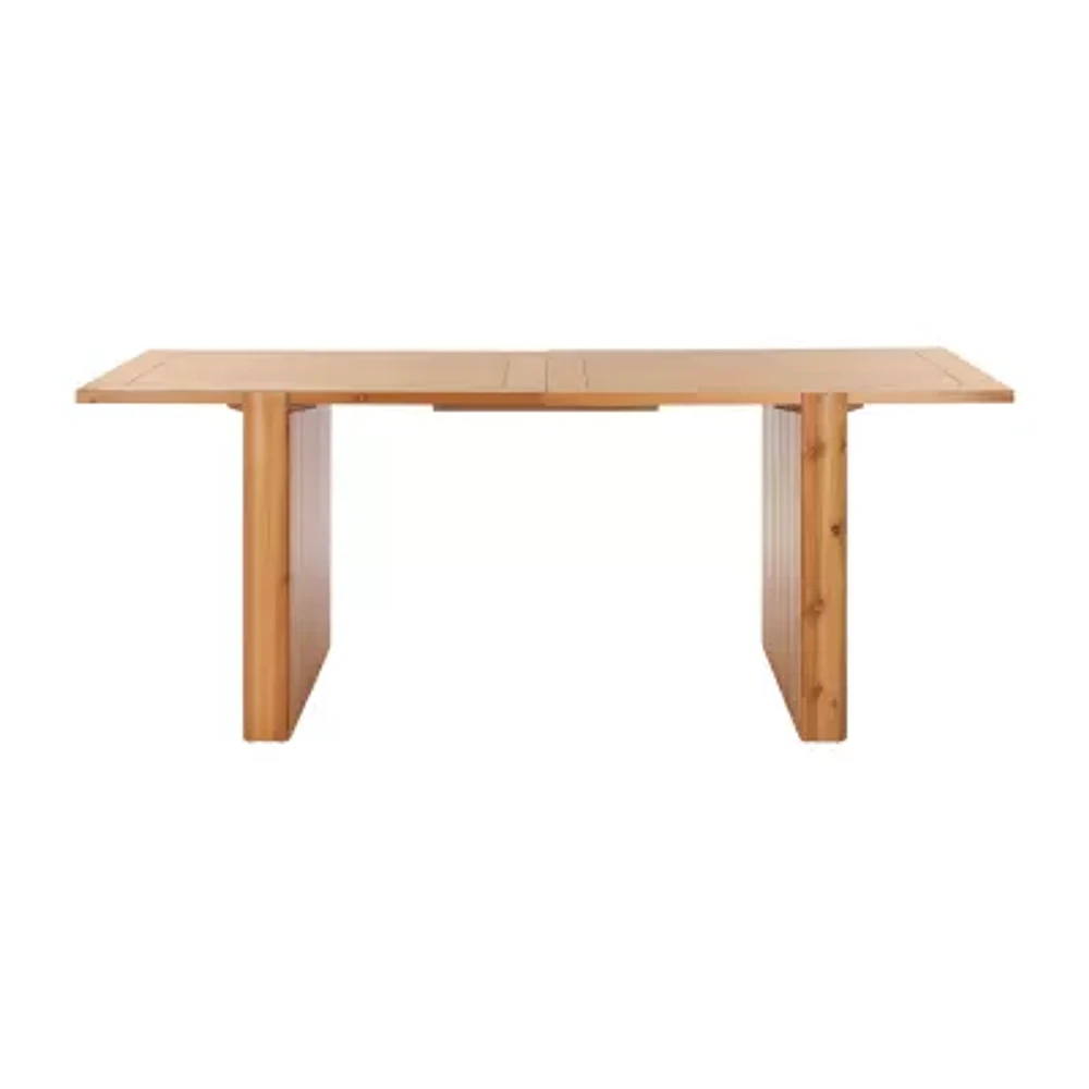Buckley Rectangular Wood-Top Dining Table