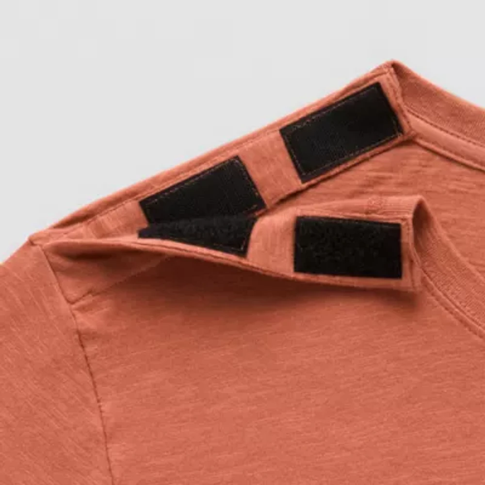 mutual weave Mens Easy-on + Easy-off Crew Neck Short Sleeve Big and Tall T-Shirt