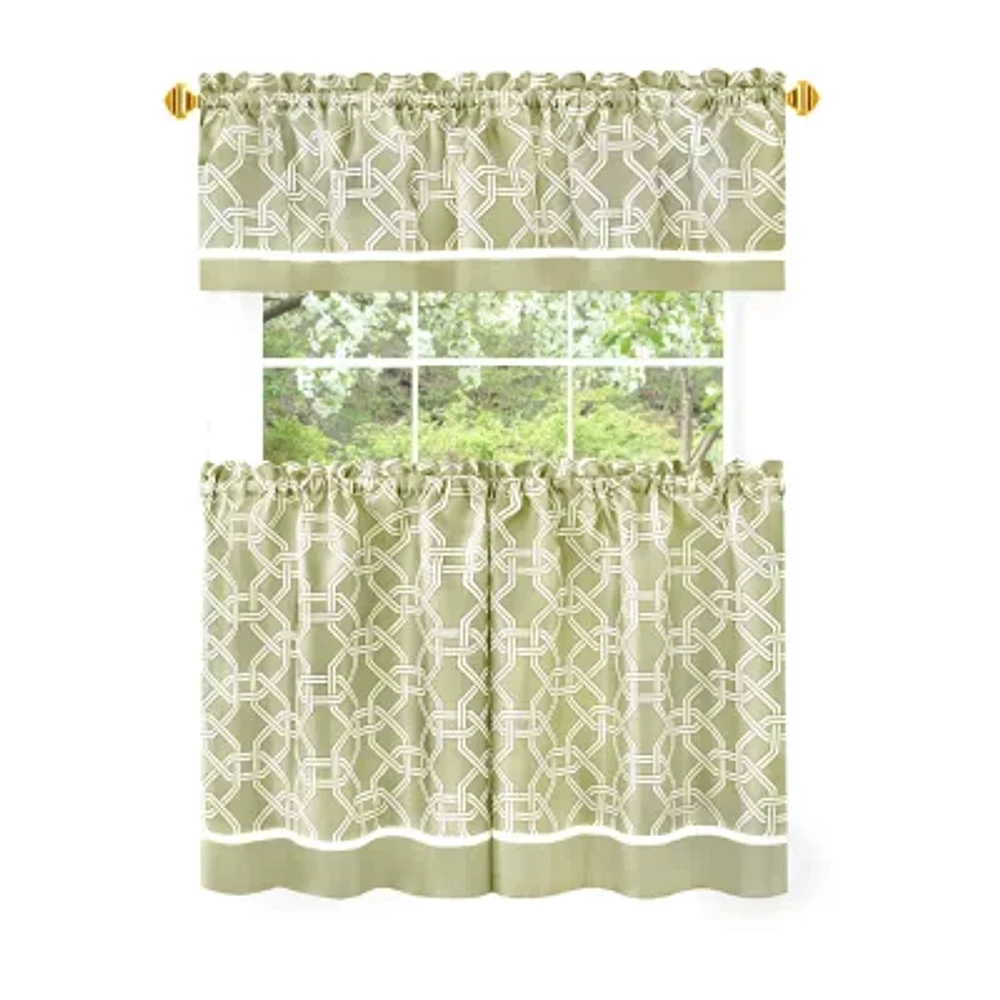 Achim Arlington 3-pc. Rod Pocket Window Tier