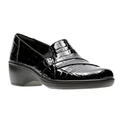 Clarks May Marigold Womens Cap Closed Toe Slip-On Shoe