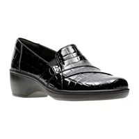Clarks May Marigold Womens Cap Closed Toe Slip-On Shoe
