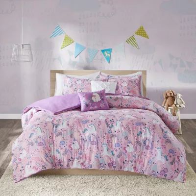 Urban Habitat Kids Ella 100% Cotton Duvet Cover Set with Decorative Pillows