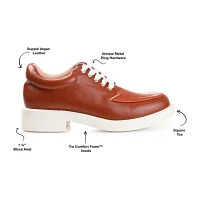 Journee Collection Aliah Womens Closed Toe Oxford Shoes