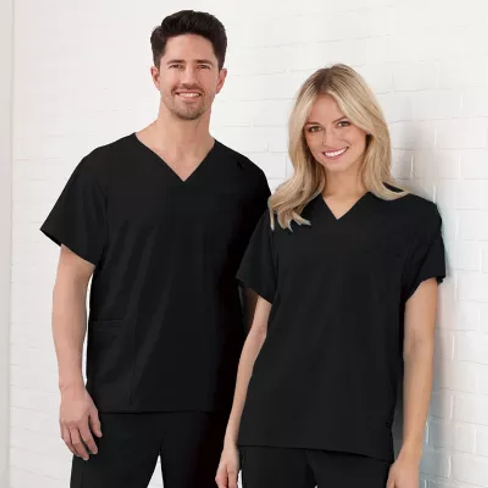 Jockey 2371 Unisex Adult Big V Neck Short Sleeve Stretch Fabric Scrub Top