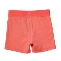 Xersion Ribbed Little & Big Kid Girls Stretch Fabric Pull-On Short