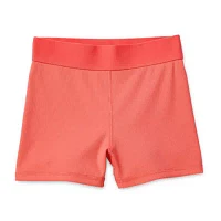 Xersion Ribbed Little & Big Kid Girls Stretch Fabric Pull-On Short