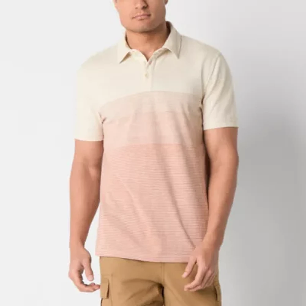 mutual weave Mens Regular Fit Short Sleeve