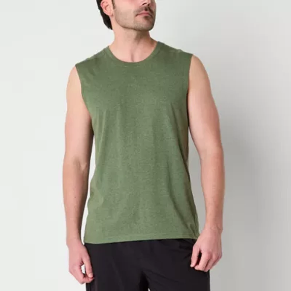 Xersion Xtreme Mens Crew Neck Sleeveless Active T-Shirt