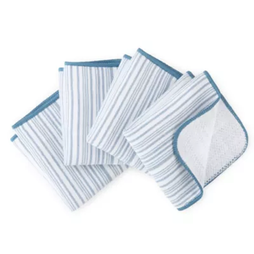 Cooks Striped Scrubber 4-pc. Dish Cloth Set