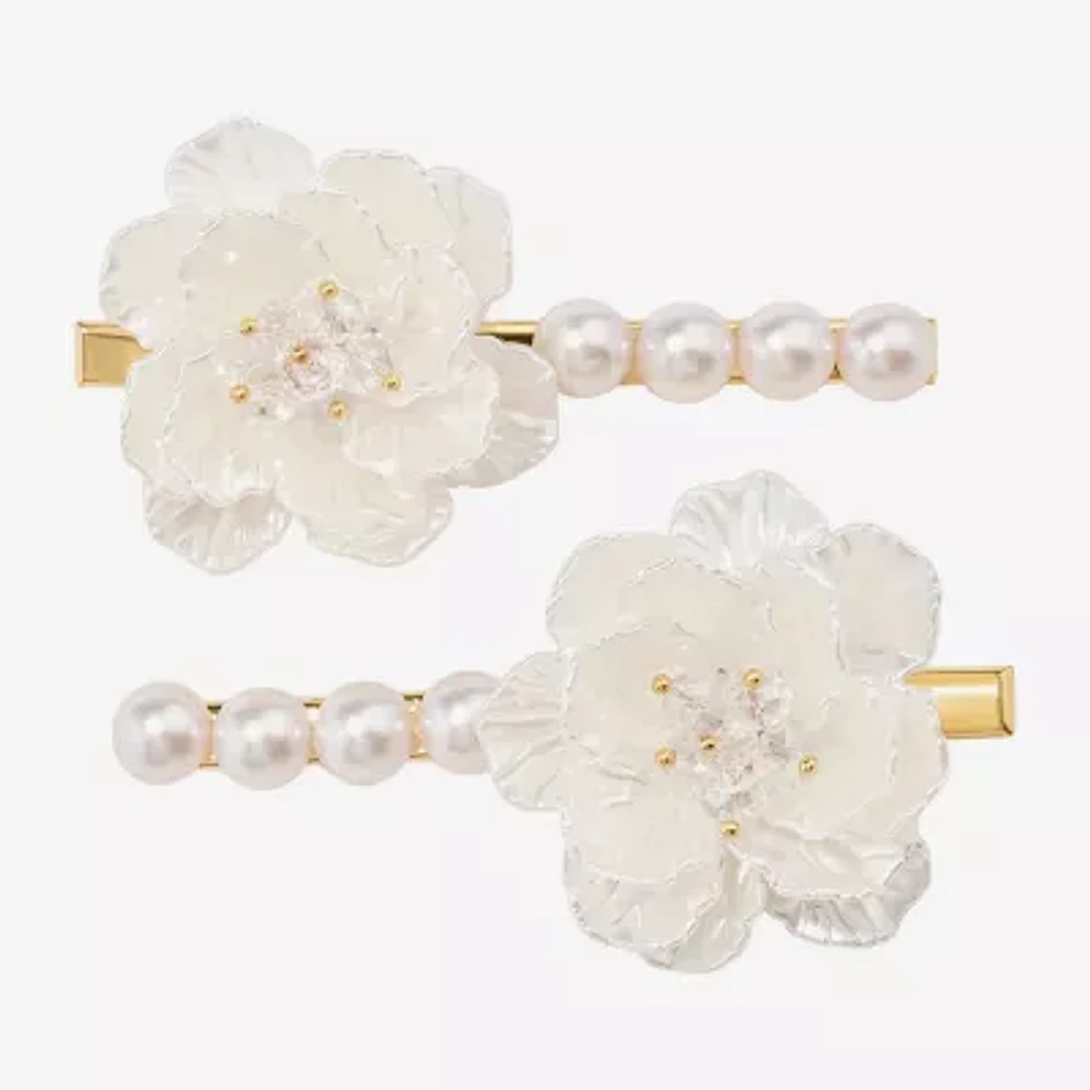 Bijoux Bar Flower 2-pc. Hair Clip