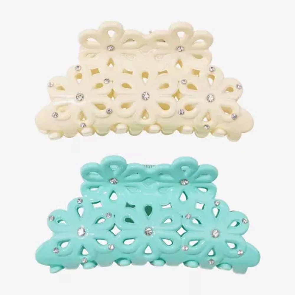 Arizona Floral 2-pc. Hair Clip