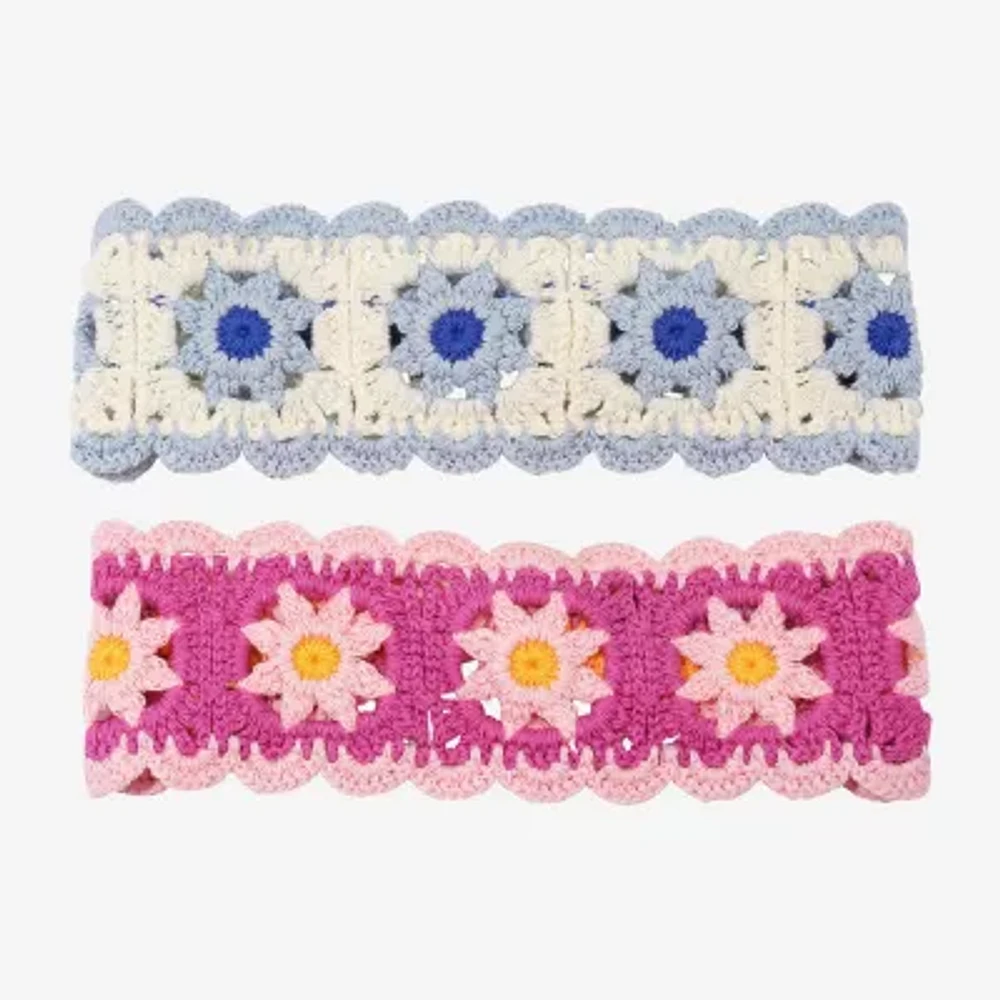 Arizona Floral Crochet 2-pc. Headband