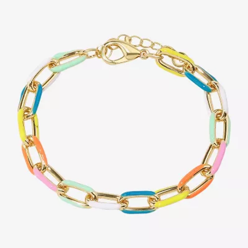 Bijoux Bar Womens 9 Inch Link Bracelet