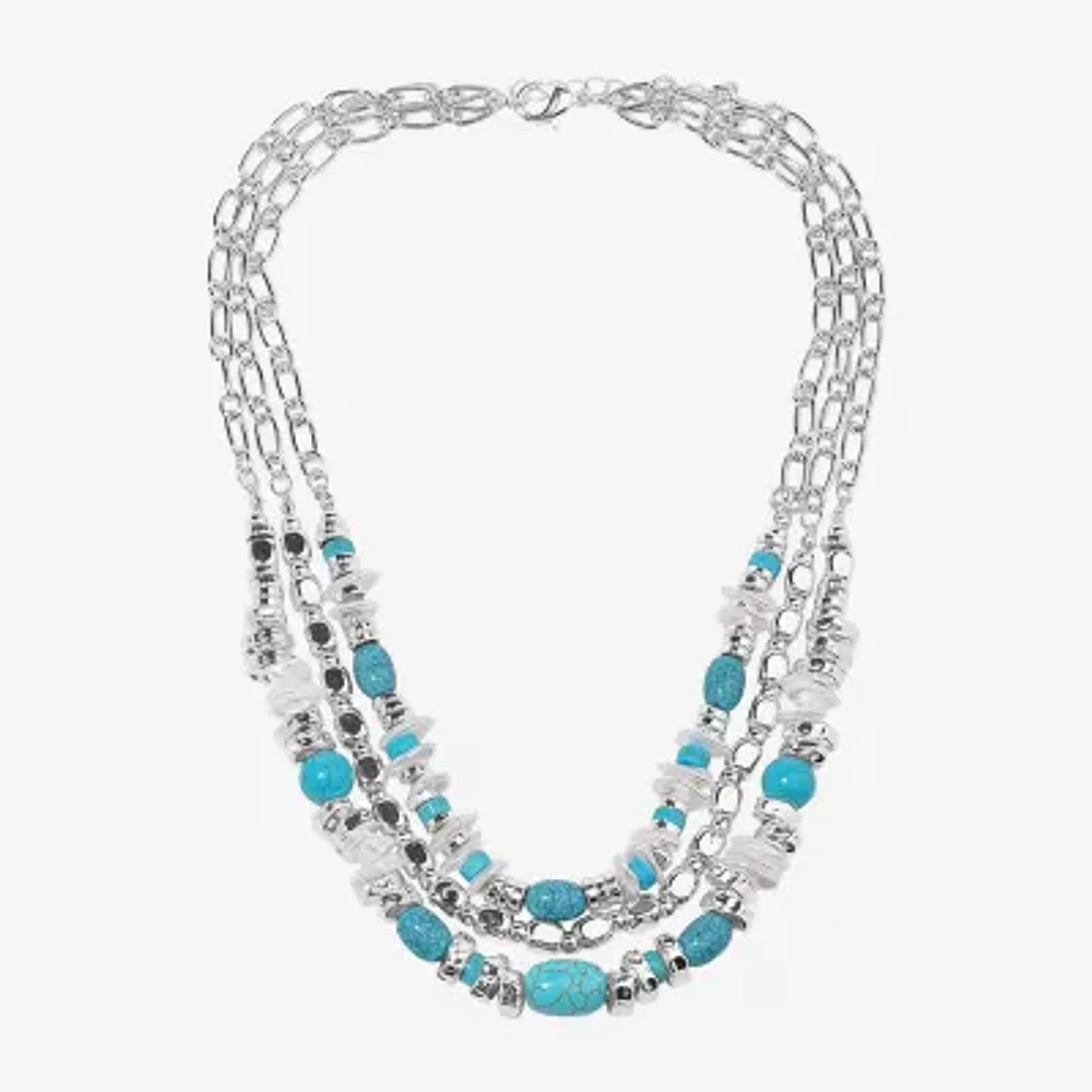 Bijoux Bar Womens 20 Inch Strand Necklace