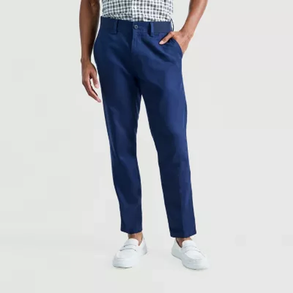 Haggar Comfort Luxe Mens Straight Fit Flat Front Pant