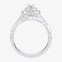 Signature By Modern Bride Womens 1 CT. T.W. Natural White Diamond 14K Gold Bridal Set