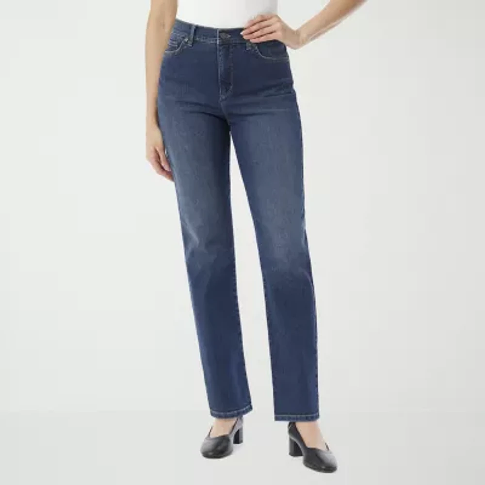 Gloria Vanderbilt Amanda Womens High Rise Regular Fit Jean