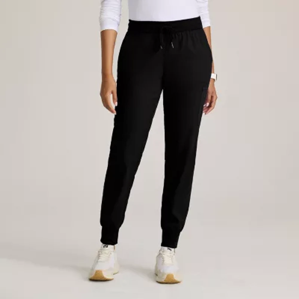 Grey's Anatomy™ by Barco Classic Grp689 Finley 6-Pocket Mid-Rise Jogger Womens Moisture Wicking Scrub Pant