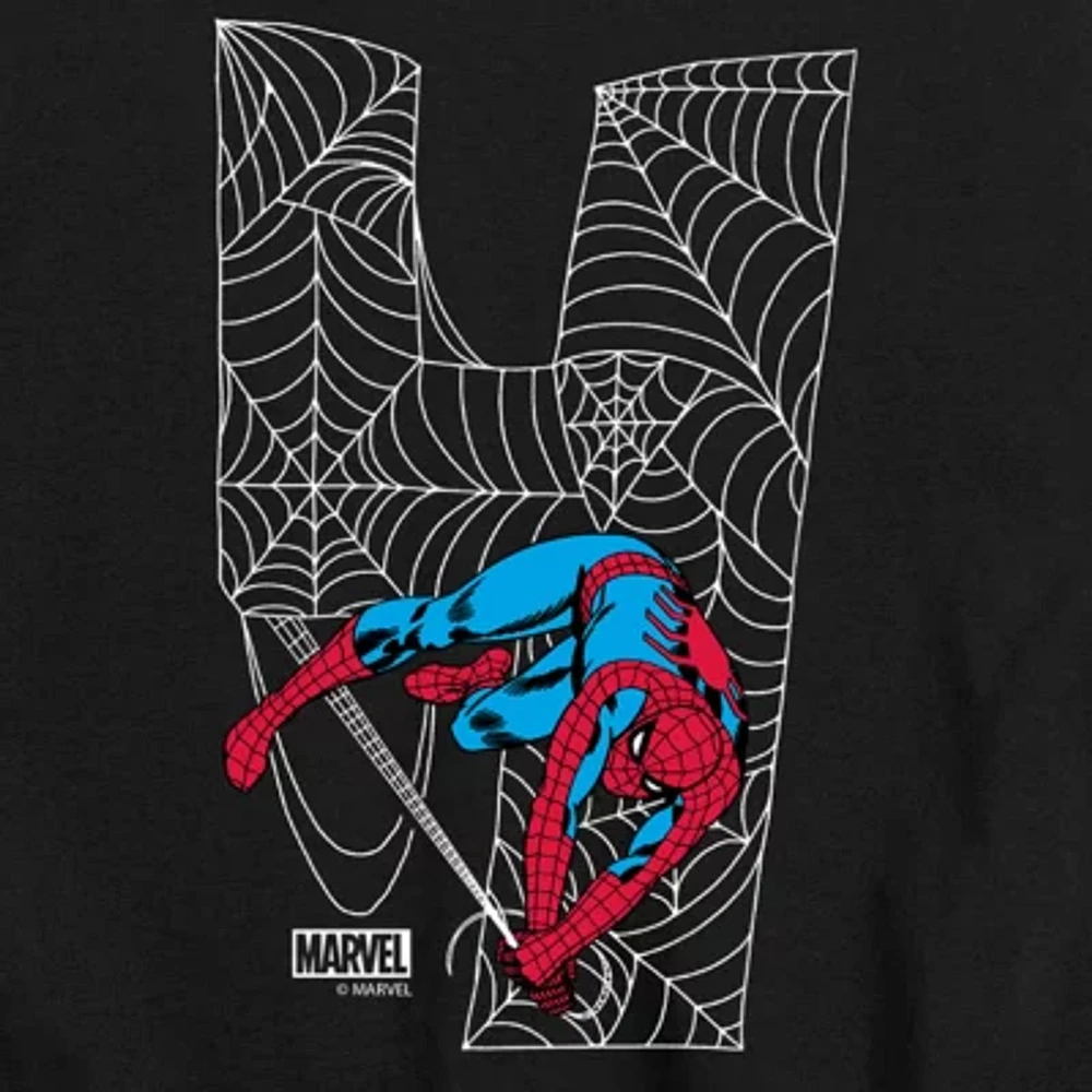Disney Collection Little & Big Kid Boys Crew Neck Short Sleeve Spiderman Graphic T-Shirt