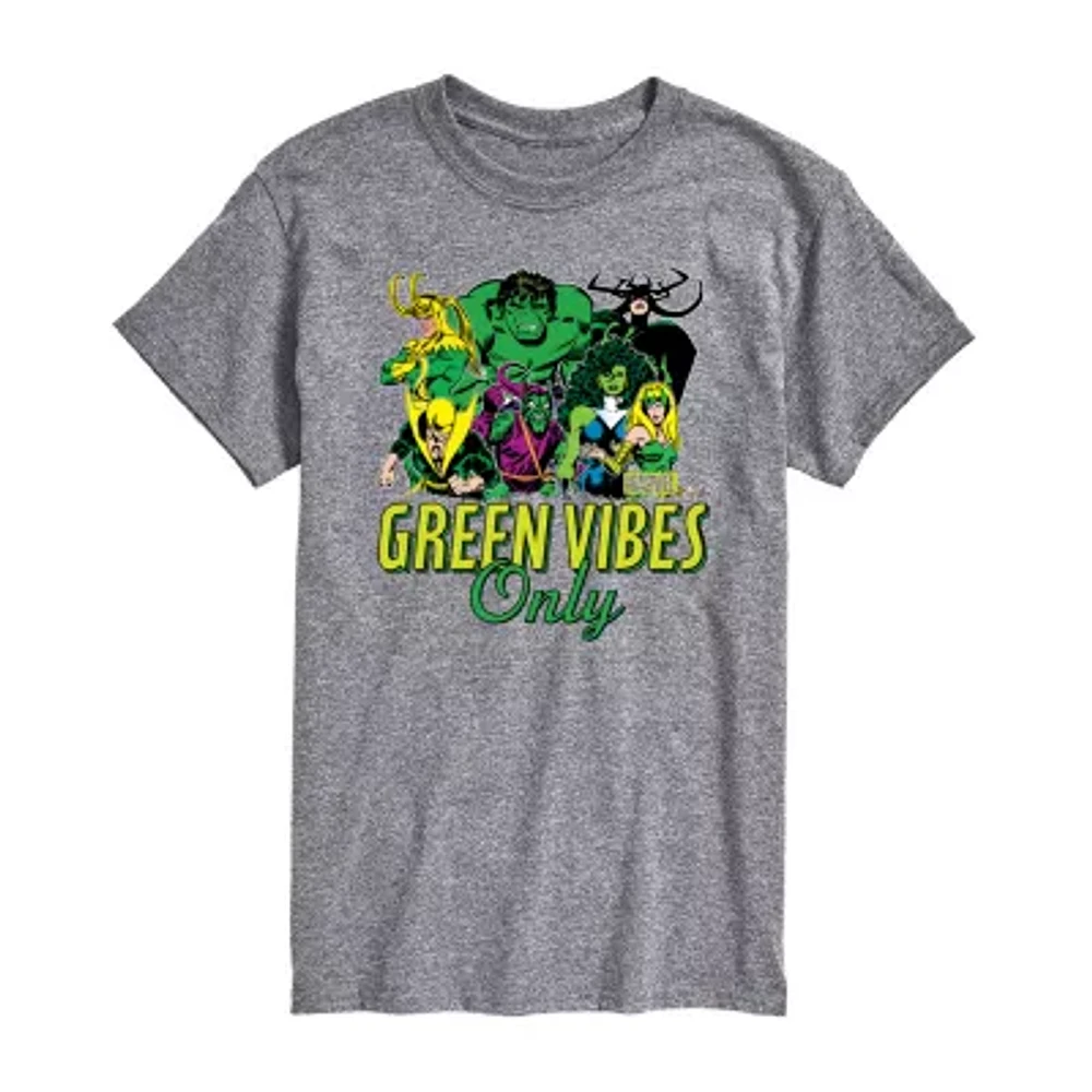 Mens Short Sleeve Marvel Graphic T-Shirt