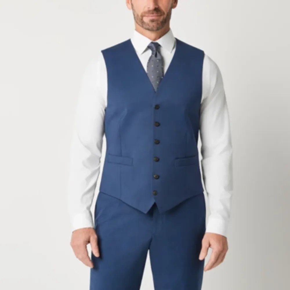 Stafford Signature Coolmax All Season Mens Stretch Fabric Classic Fit Suit Vest