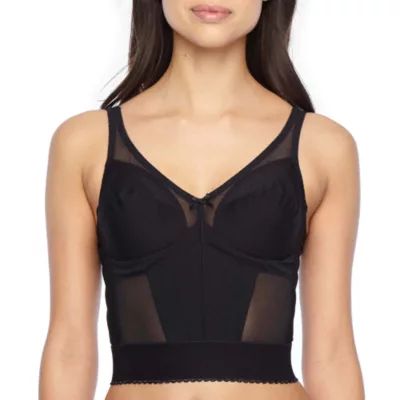Dominique Womens Extra Firm Support Bustier Wireless Long Line Bra 8346