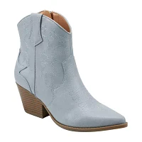 Indigo Rd. Womens Adeleo Stacked Heel Cowboy Boots