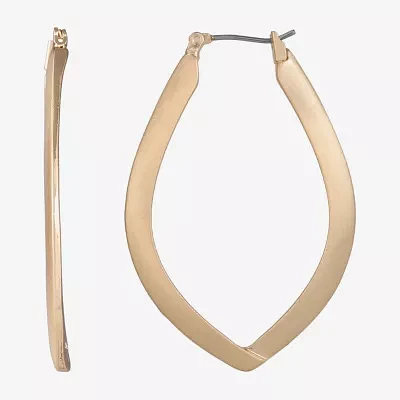 Liz Claiborne Womens 48mm Hypoallergenic Hoop Earrings
