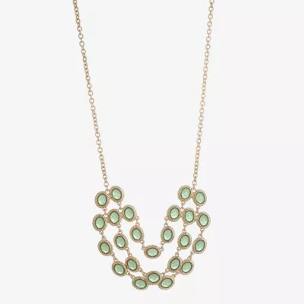 Monet Jewelry Womens Gold Tone 18 Inch Strand Necklace