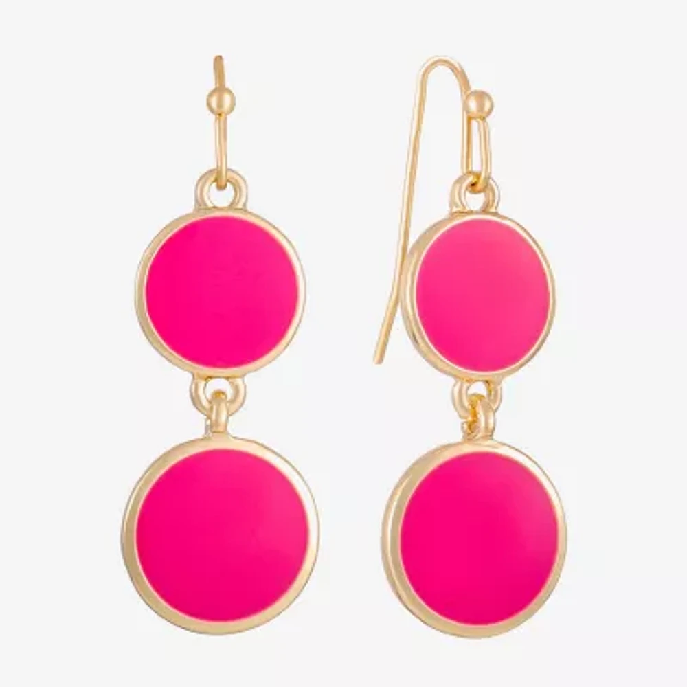 Liz Claiborne Double Womens Drop Earrings