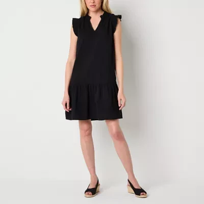 St. John's Bay Womens Short Sleeve Shift Dress